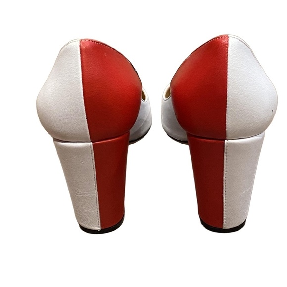 SERGIO ROSSI Color-Block Italian Lamb Goat Leather Emily in Paris Pumps EU 40 - Picture 10 of 16